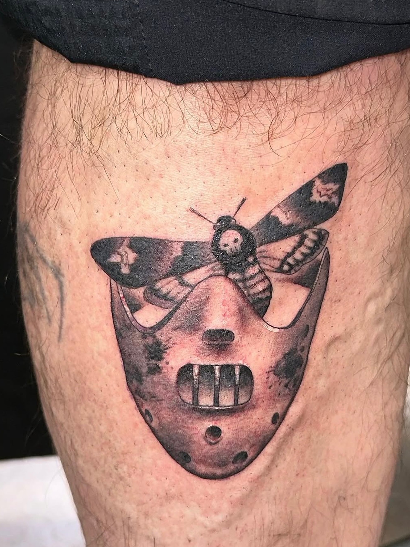 Tattoo by @sierrce — black_and_grey, realism