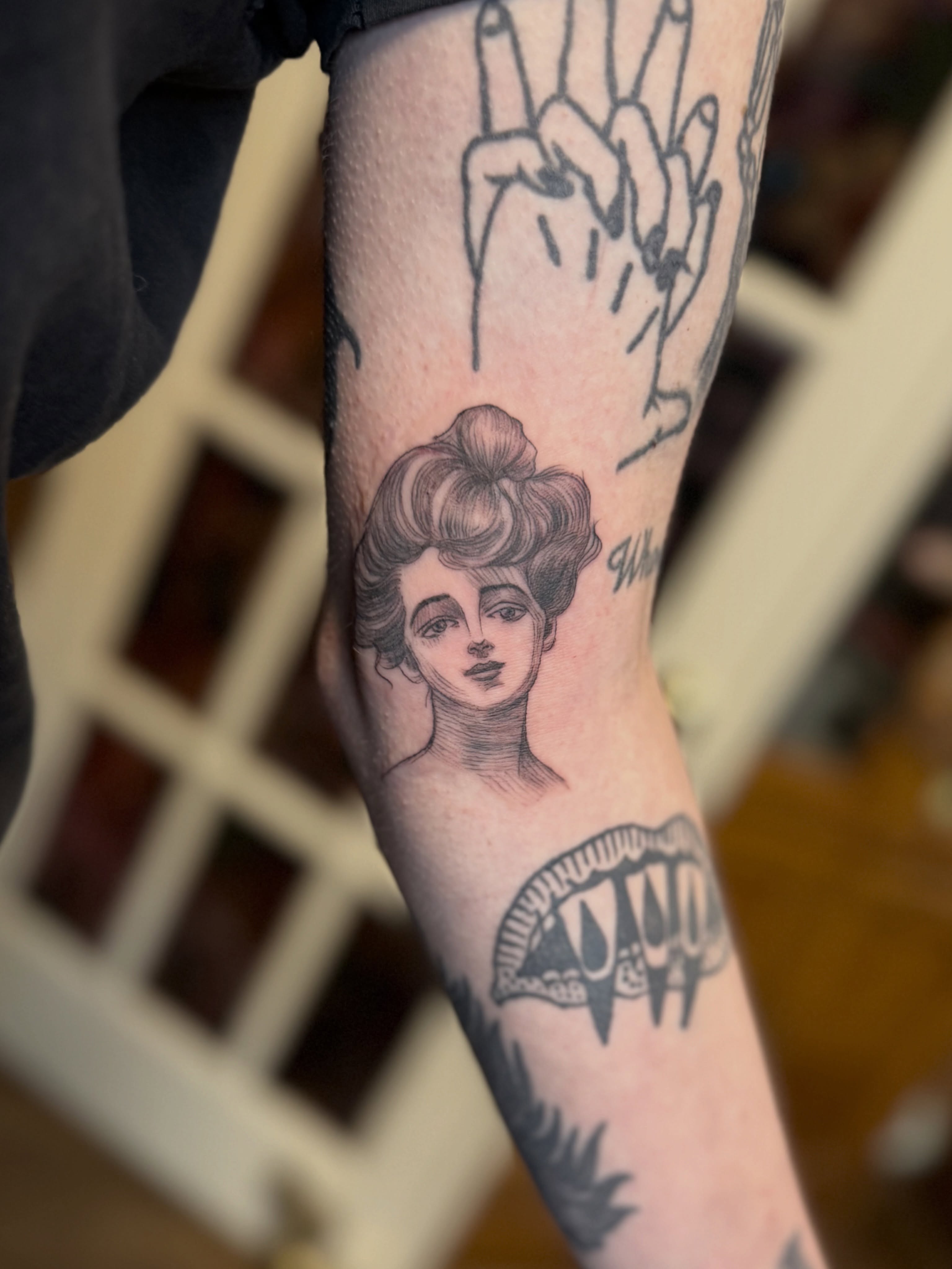 Tattoo by @kindredspirits_tattoo โ black_and_grey, realism