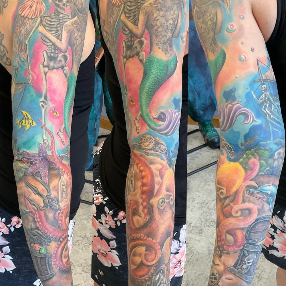 Tattoo by @permanentpicturestattoo โ realism, surrealism