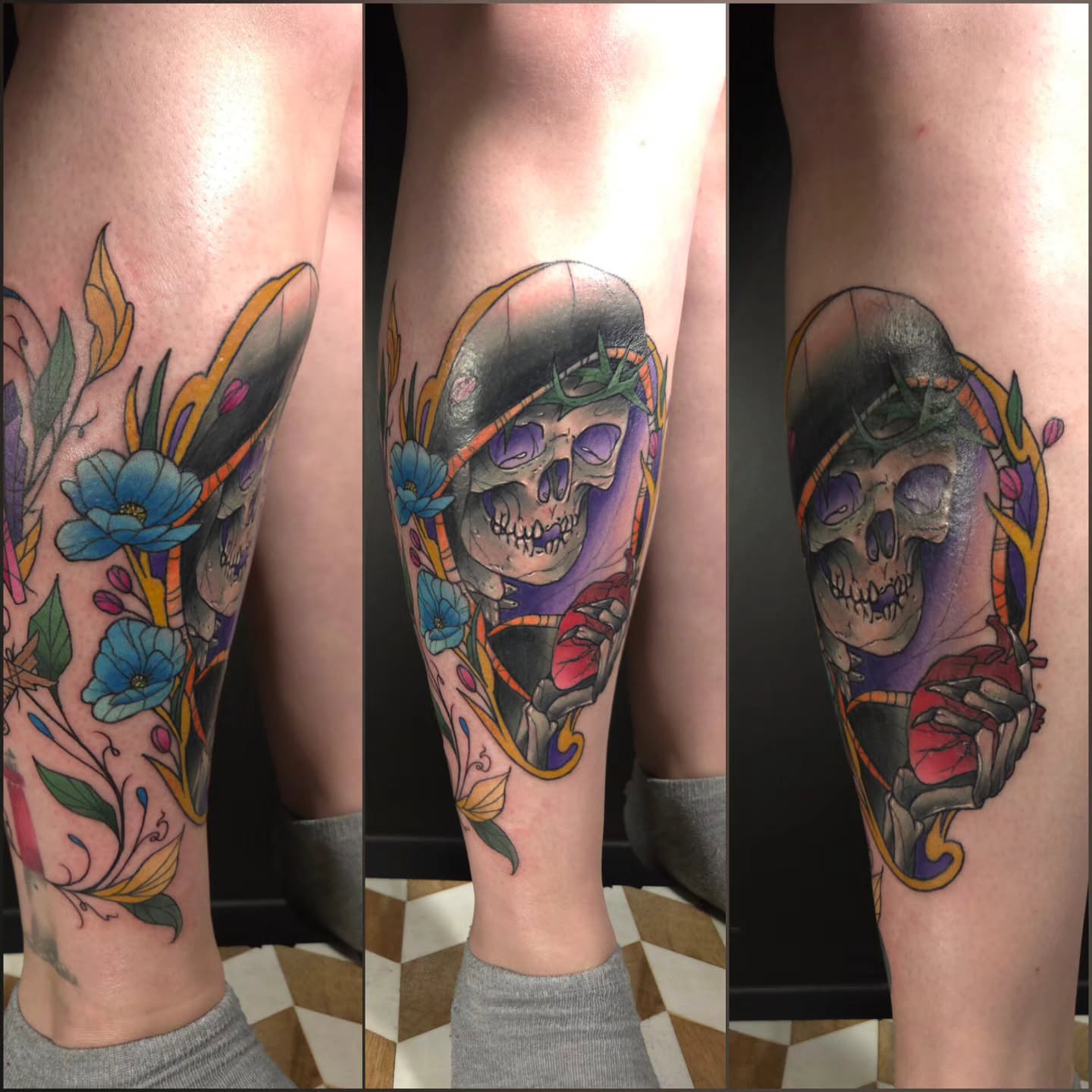 Tattoo by @buktat2 — american_traditional, dotwork