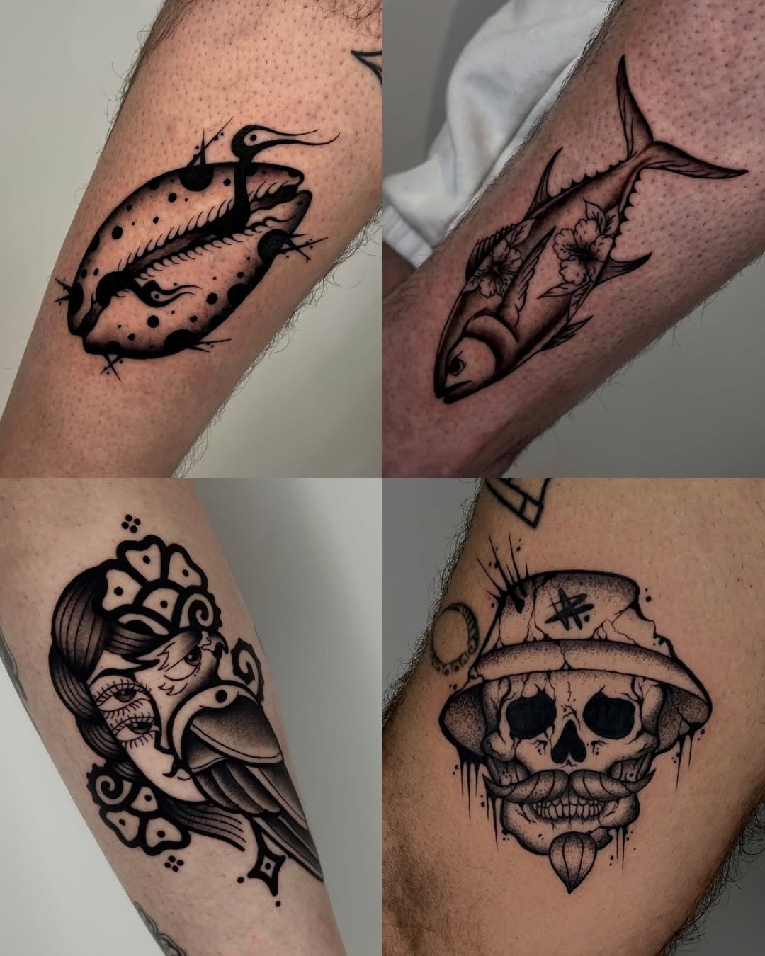 Tattoo by @rebel_milly — american_traditional, black_and_grey