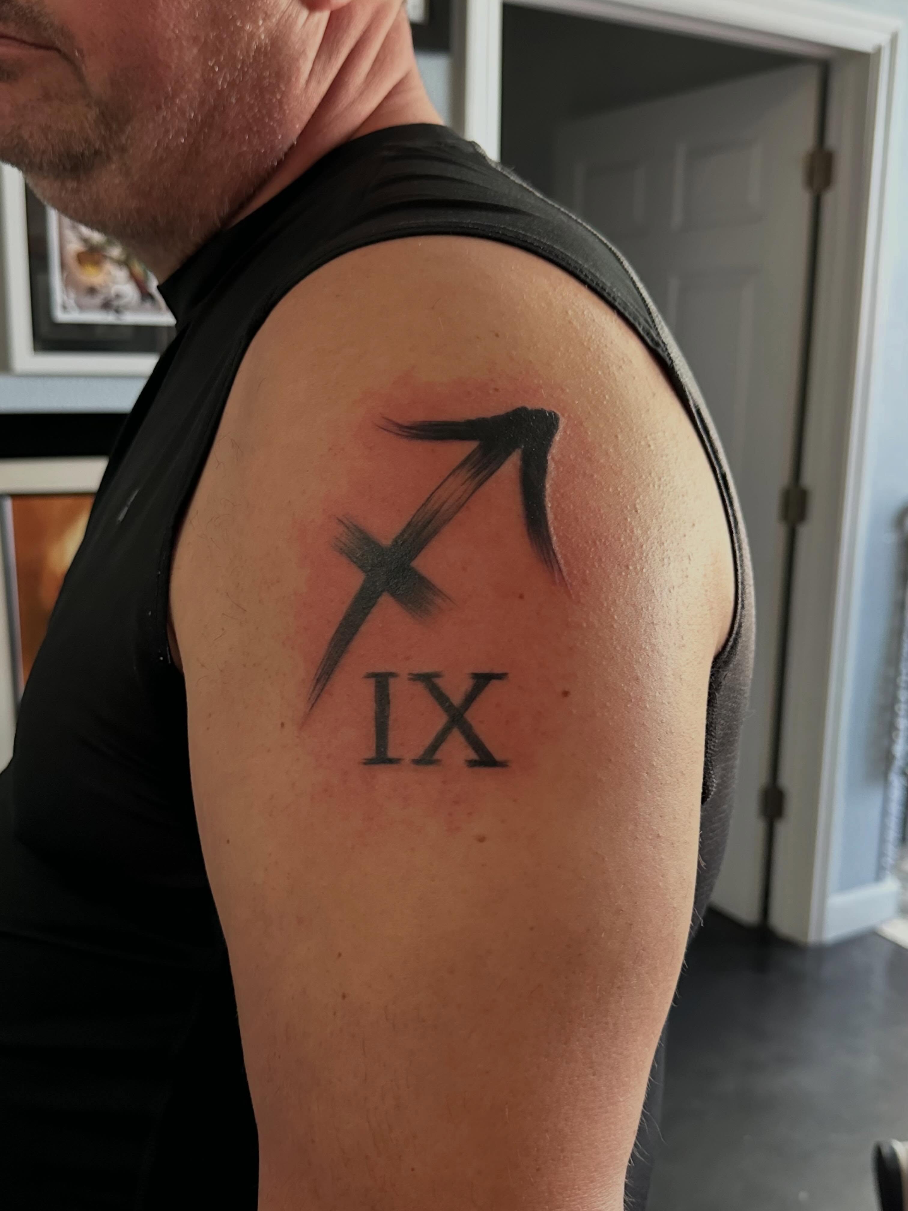 Tattoo by @elexus_tattoos — black_and_grey