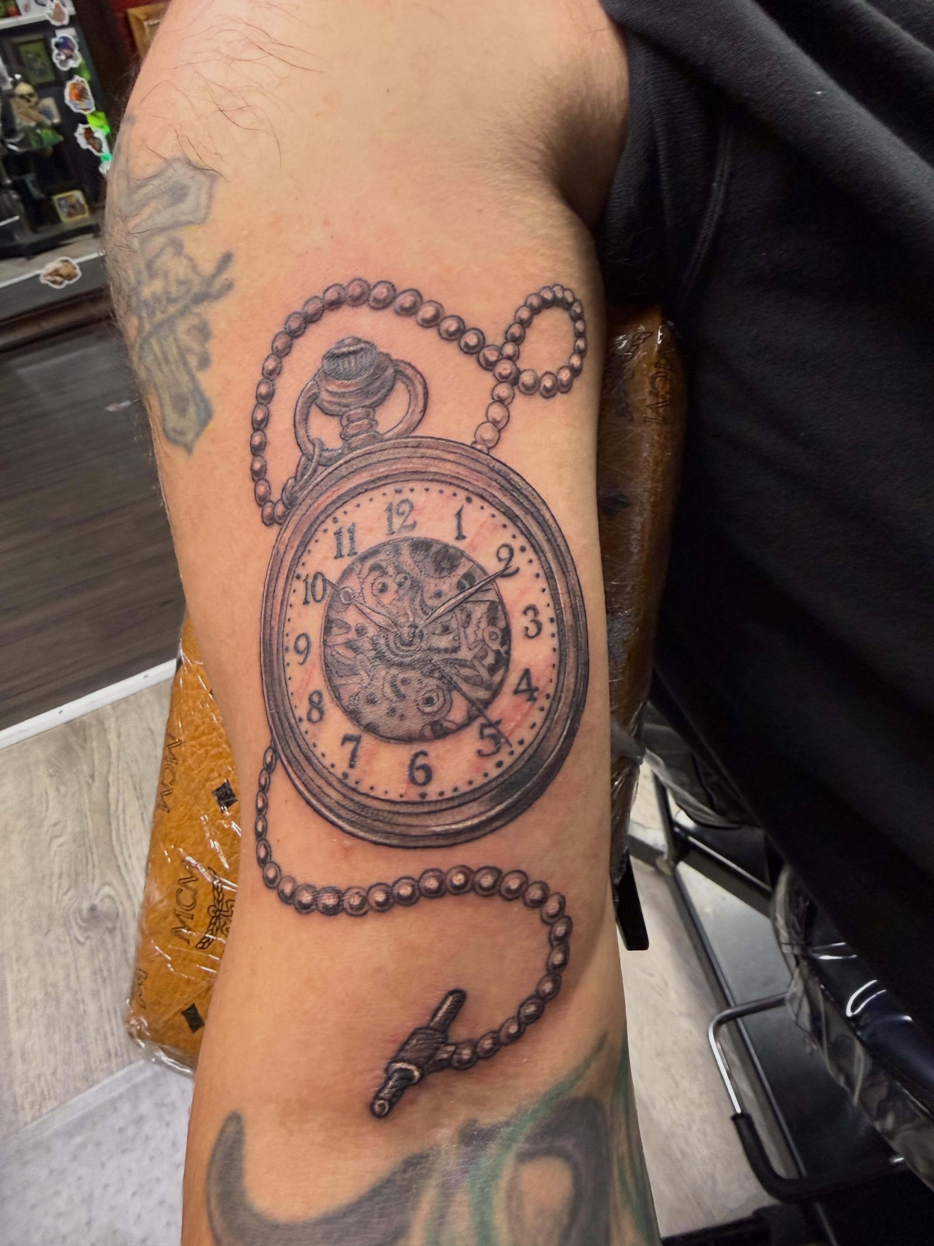 Tattoo by @inkandpainttattoo — black_and_grey