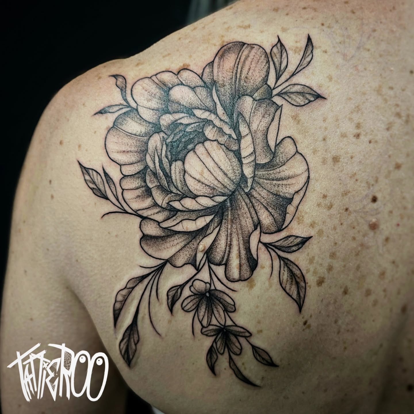 Tattoo by @tattier00 — dotwork