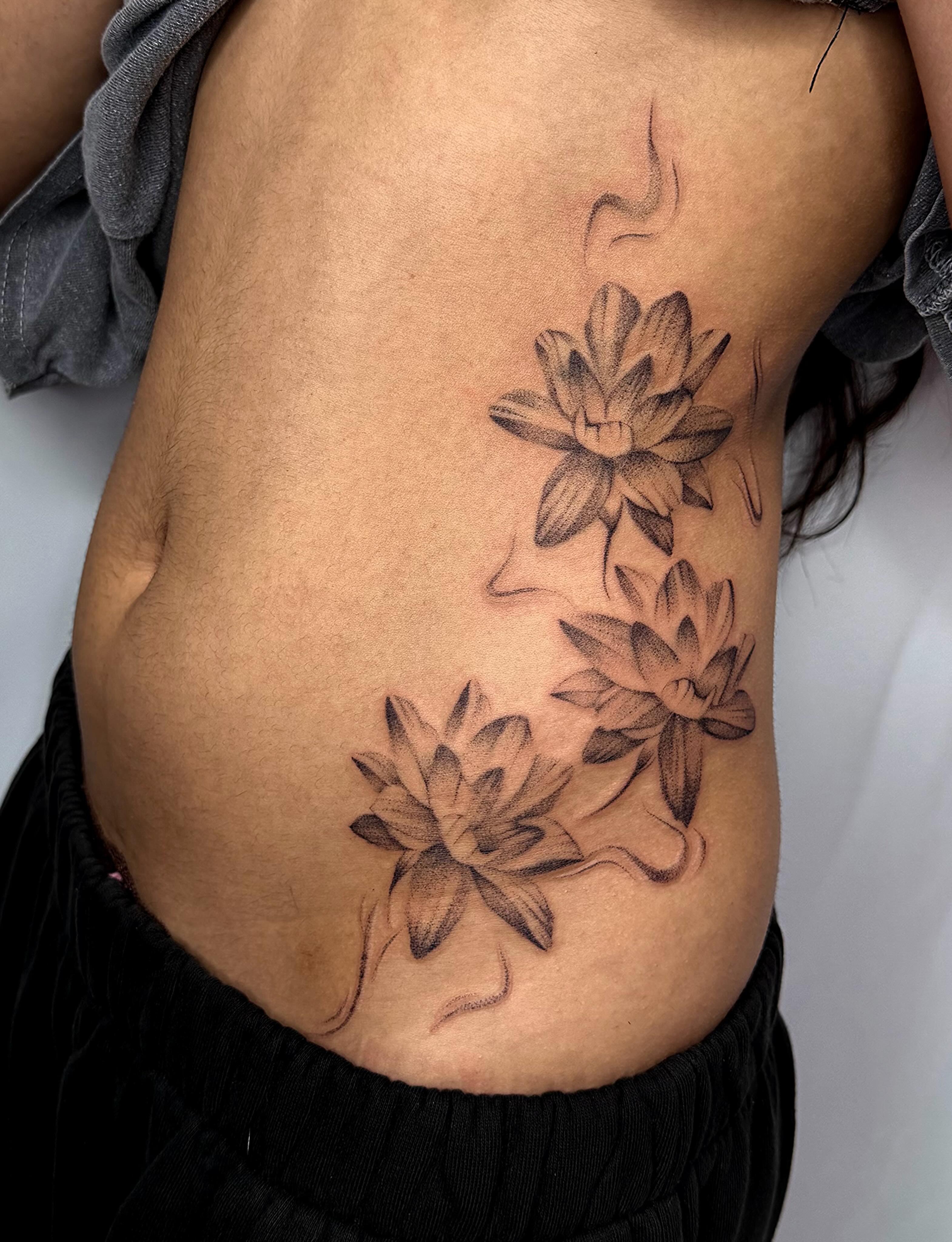 Tattoo by @margsmagic — black_and_grey