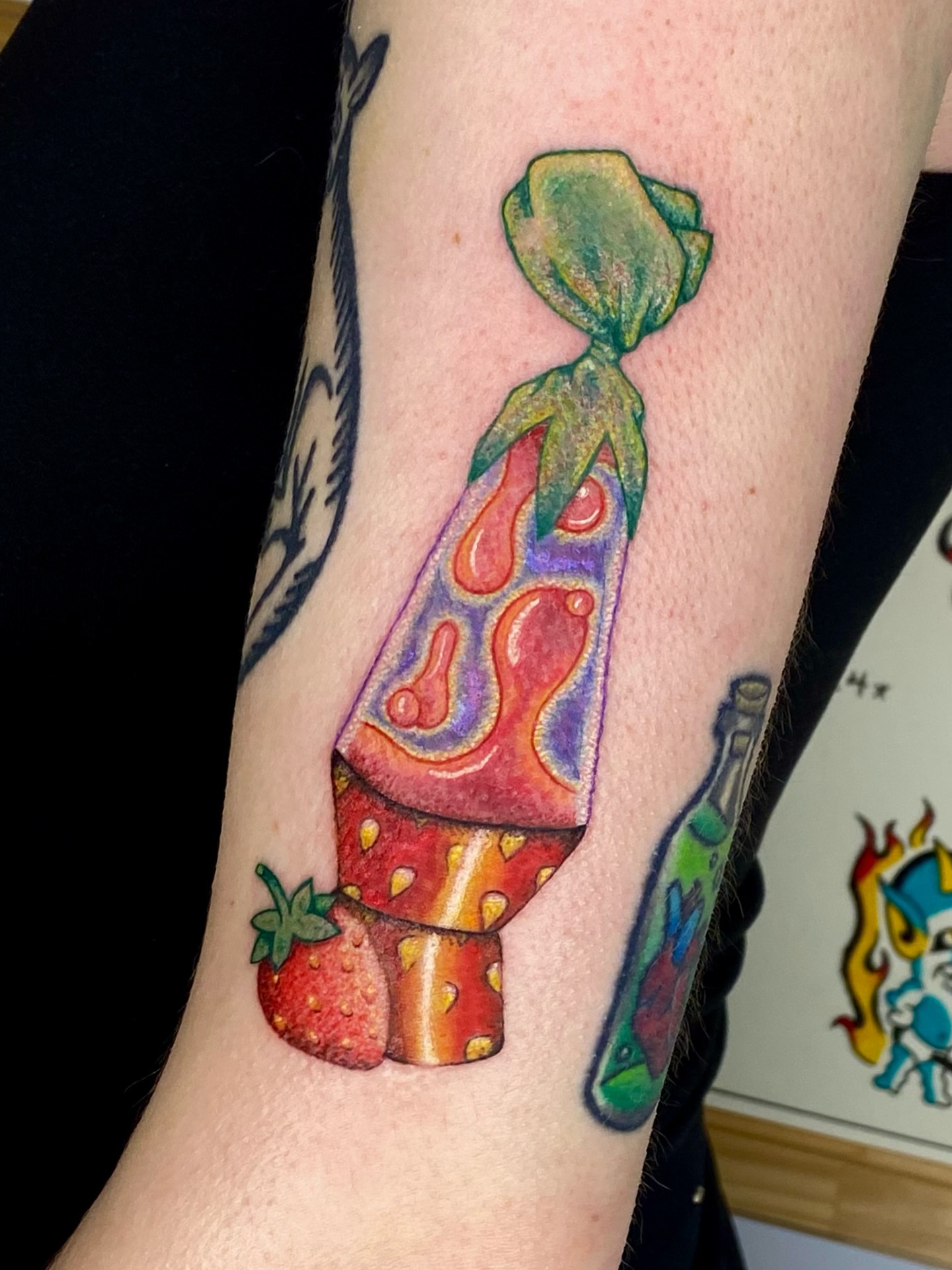 Tattoo by @bloodmilkandhoney — new_school, illustrative