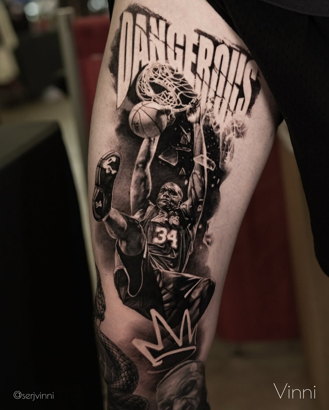 Tattoo by @serjvinni — realism, black_and_grey