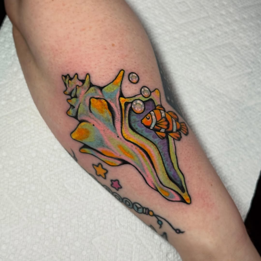 Tattoo by @painted_peach — new_school