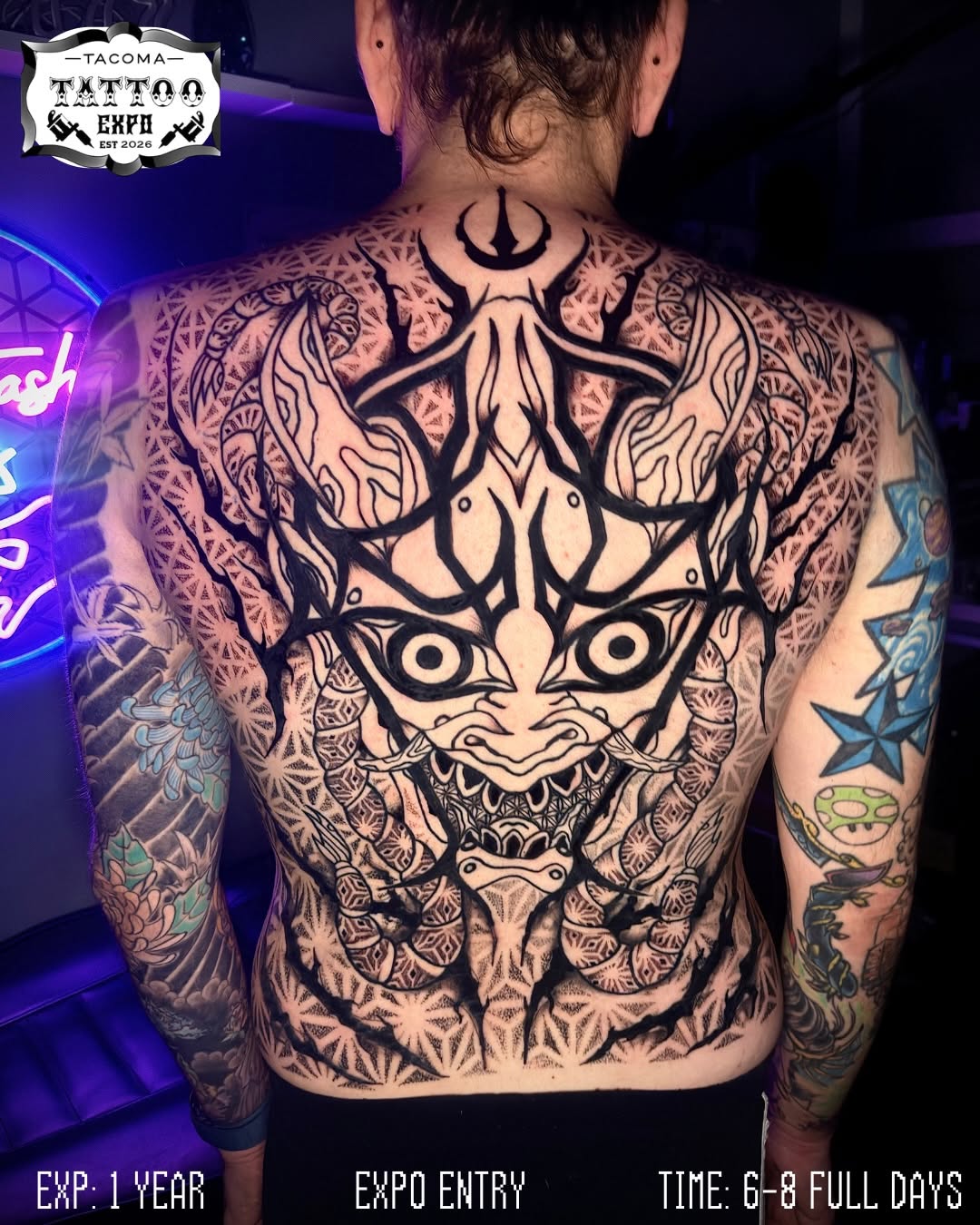Tattoo by @pikashi_tattoos โ blackwork, geometric