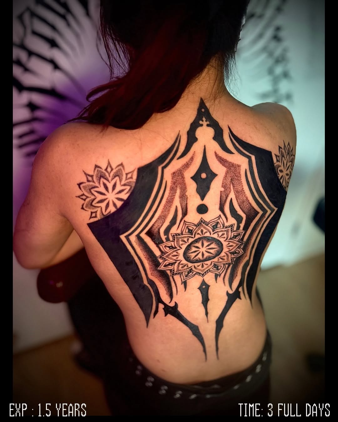 Tattoo by @pikashi_tattoos โ geometric, dotwork