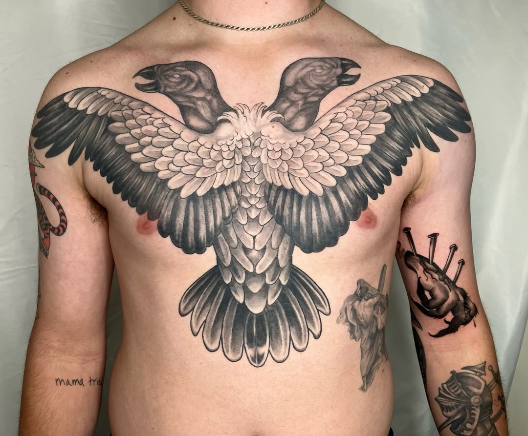 Tattoo by @huntermcginnis_ โ black_and_grey, realism