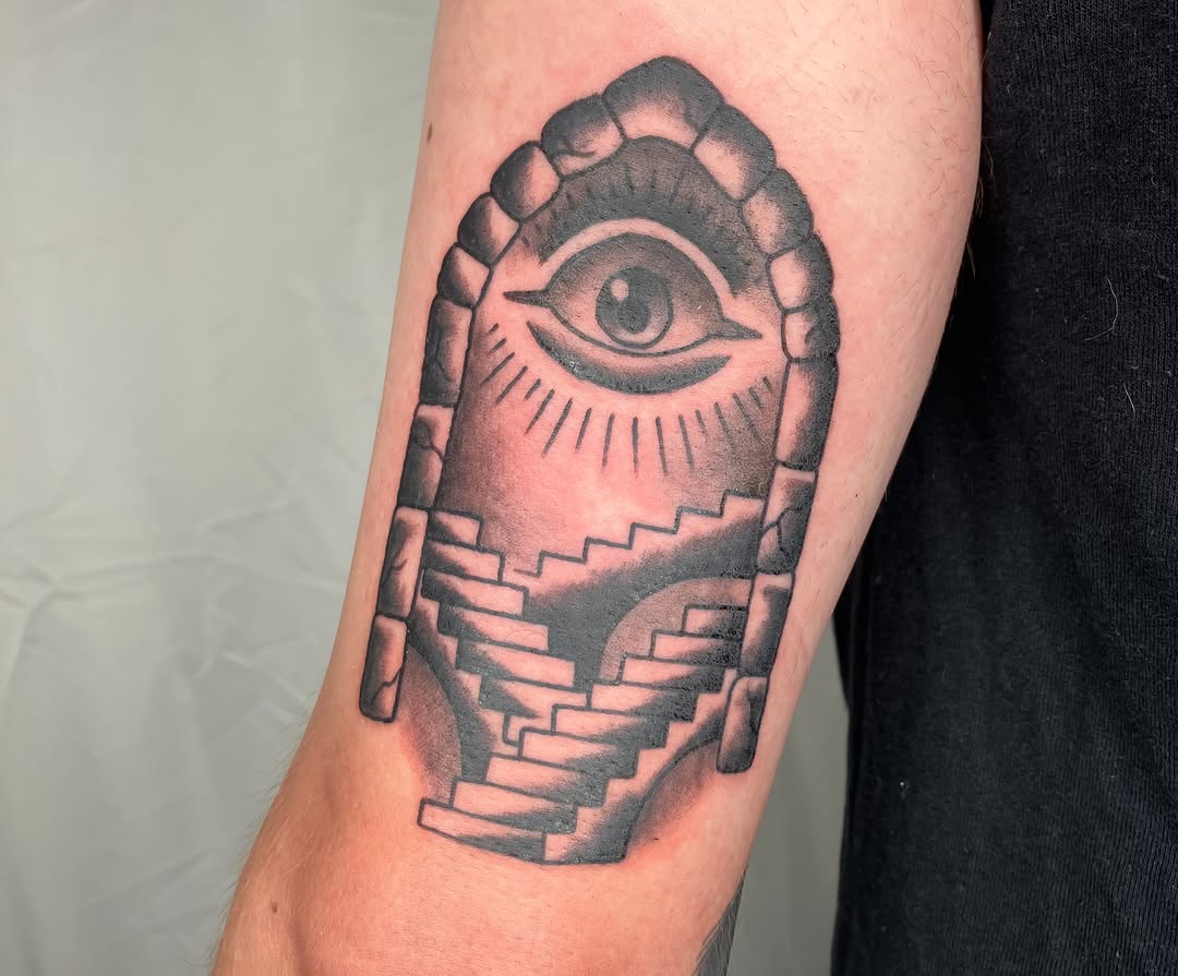 Tattoo by @huntermcginnis_ โ black_and_grey, chicano