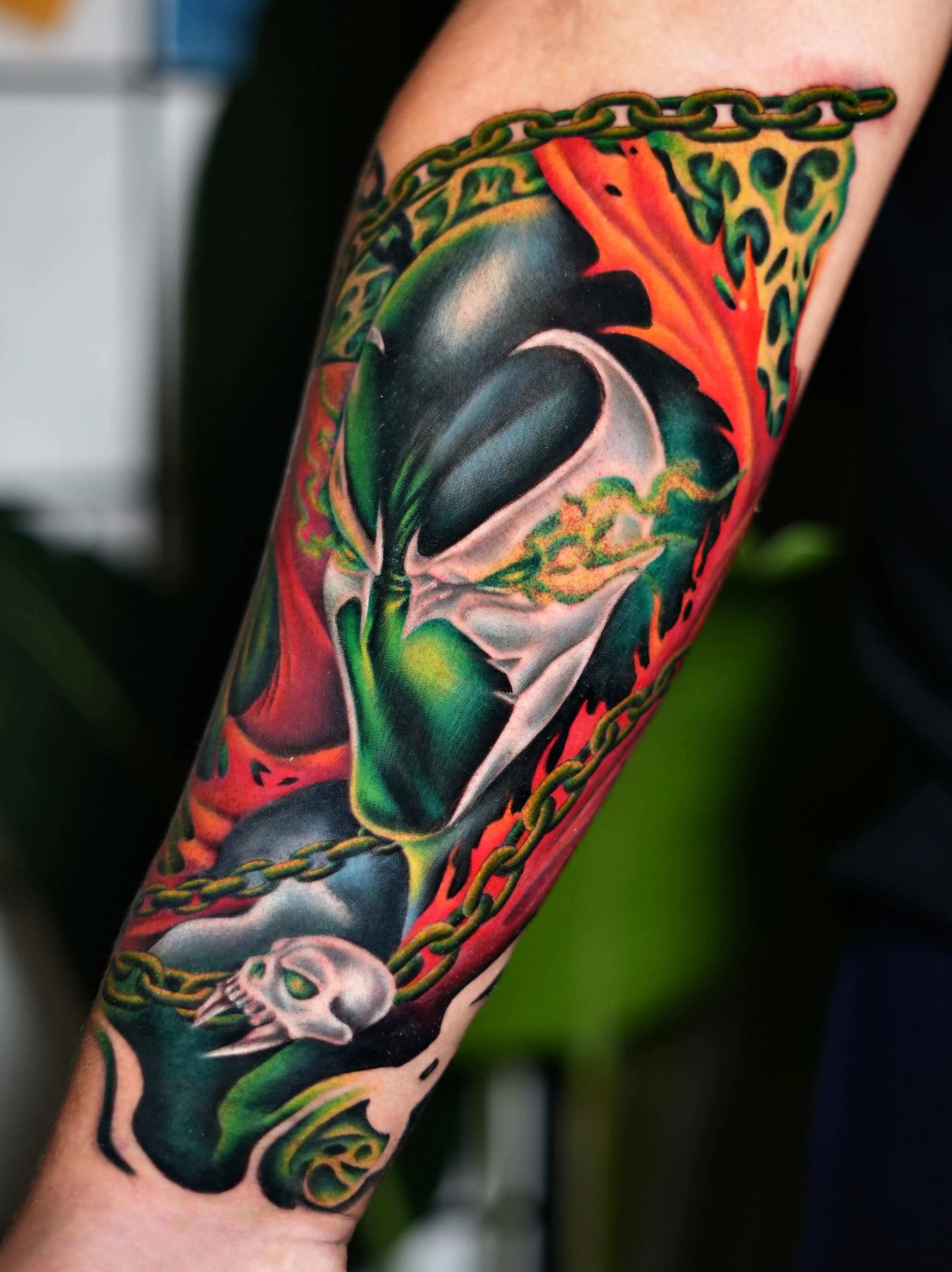 Tattoo by @redtaina.ink β american_traditional, dark_realism