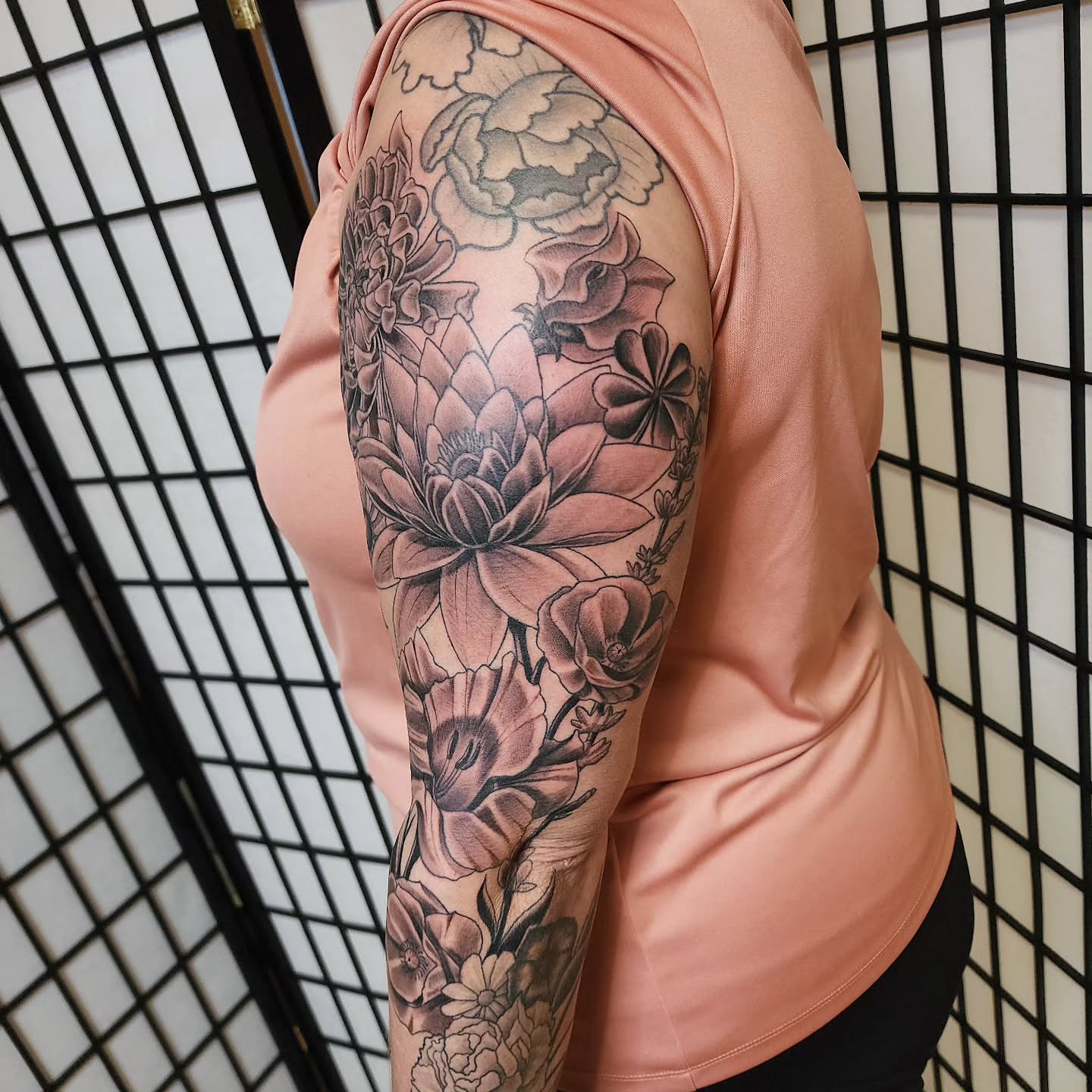 Tattoo by @workofant — black_and_grey, realism