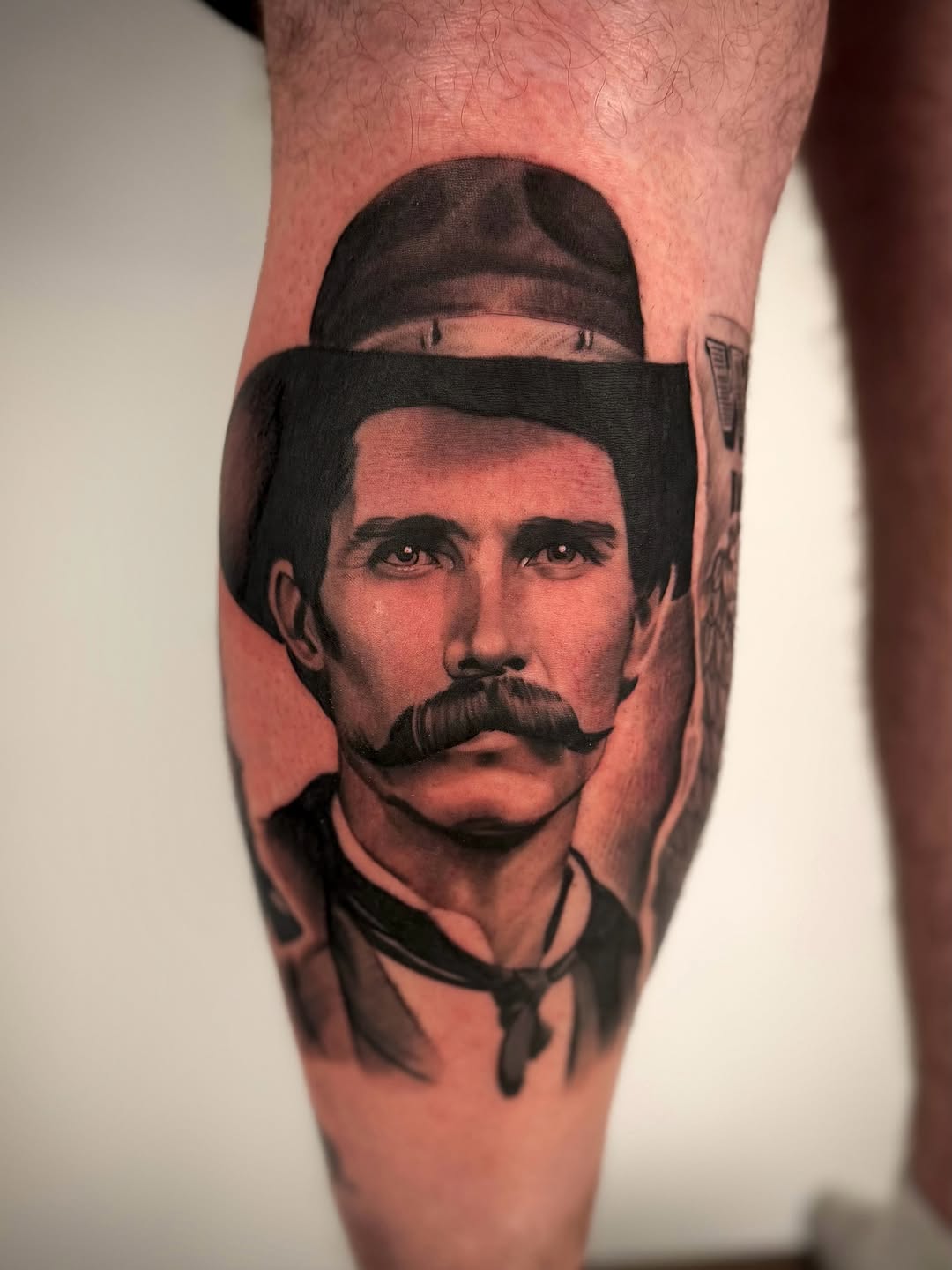 Tattoo by @babcocktattoo — realism, black_and_grey
