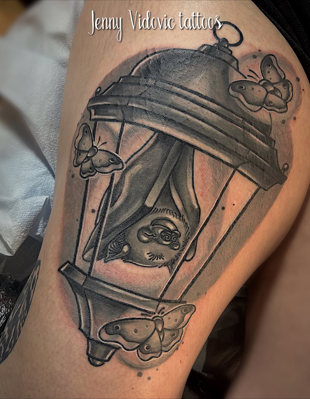 Tattoo by @turkeybasturz — black_and_grey, realism