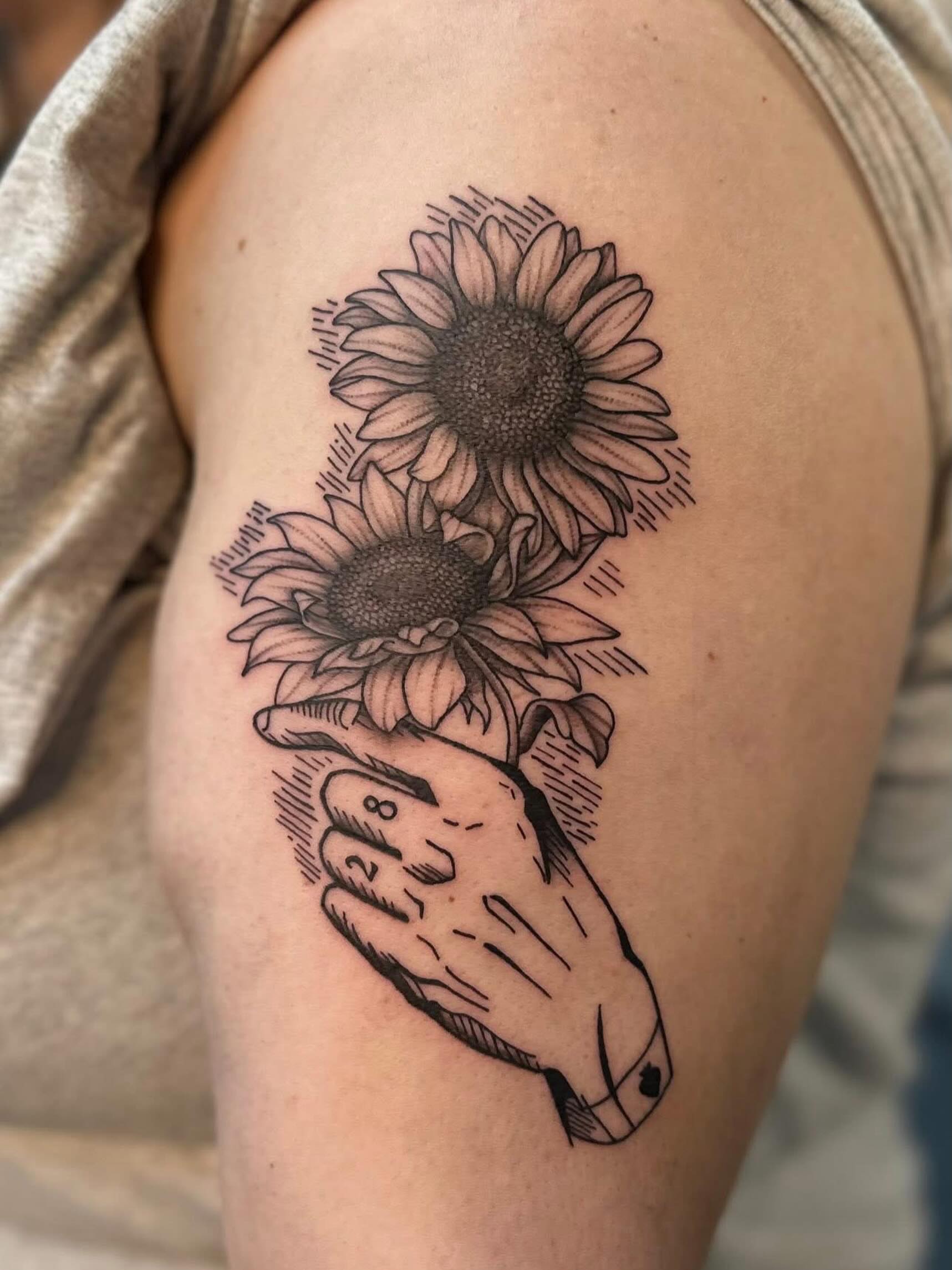 Tattoo by @livv_tattoos — black_and_grey