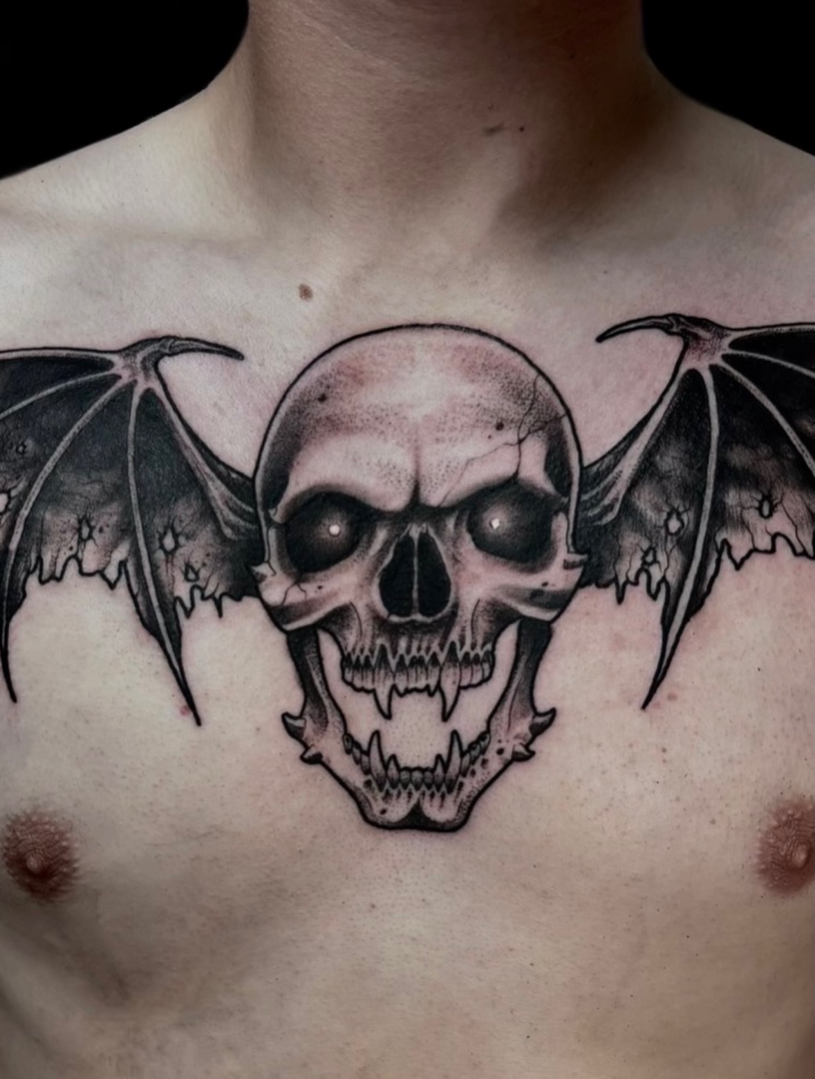 Tattoo by @katscratchtattooss — black_and_grey, realism