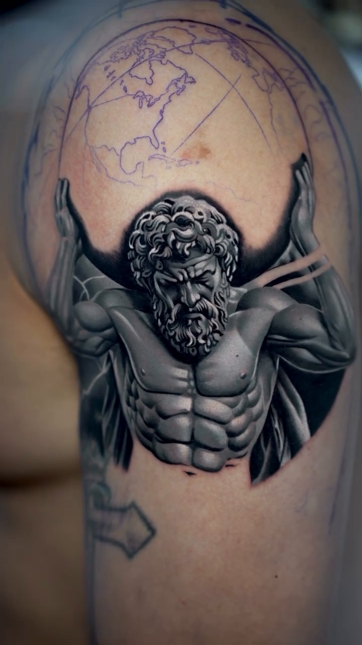 Tattoo by @jfrancistattoo — realism, black_and_grey
