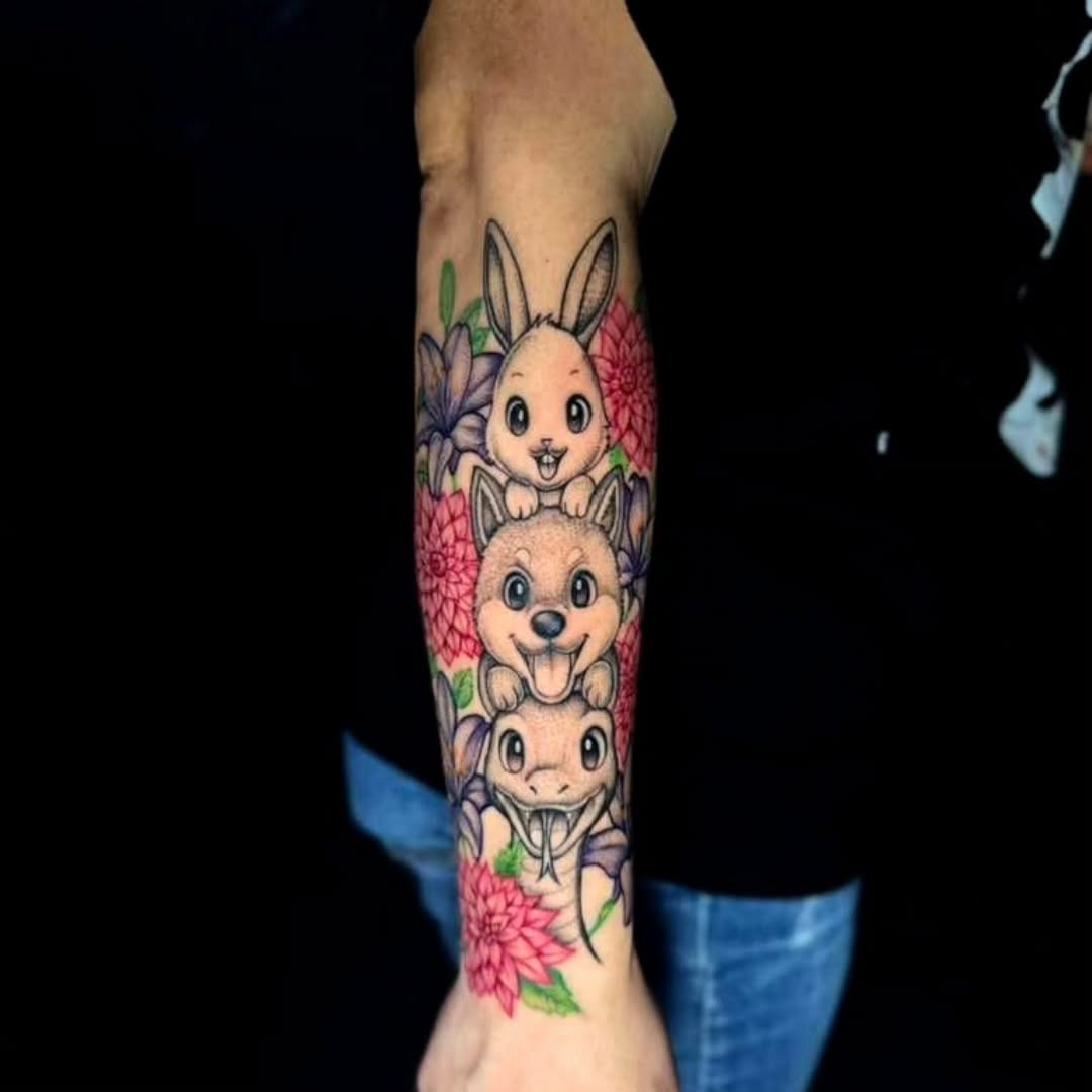 Tattoo by @nathygirltattoo β new_school, anime