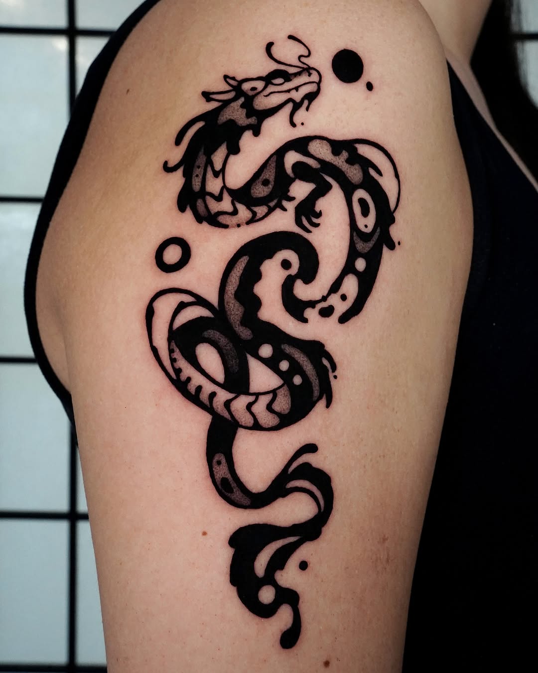 Dragon watercolor tattoo on the thigh by ▫️◽️◻️hunter Hayes◻️◽️▫️