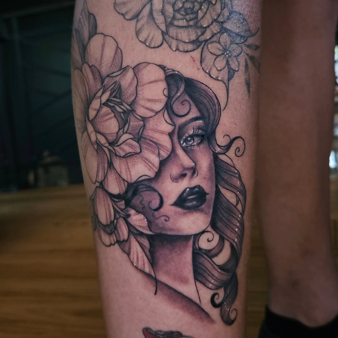 Tattoo by @courtlynblissink — realism, black_and_grey