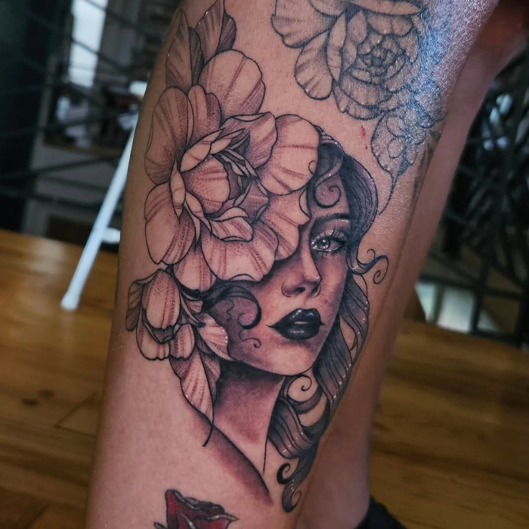 Tattoo by @courtlynblissink — realism, black_and_grey