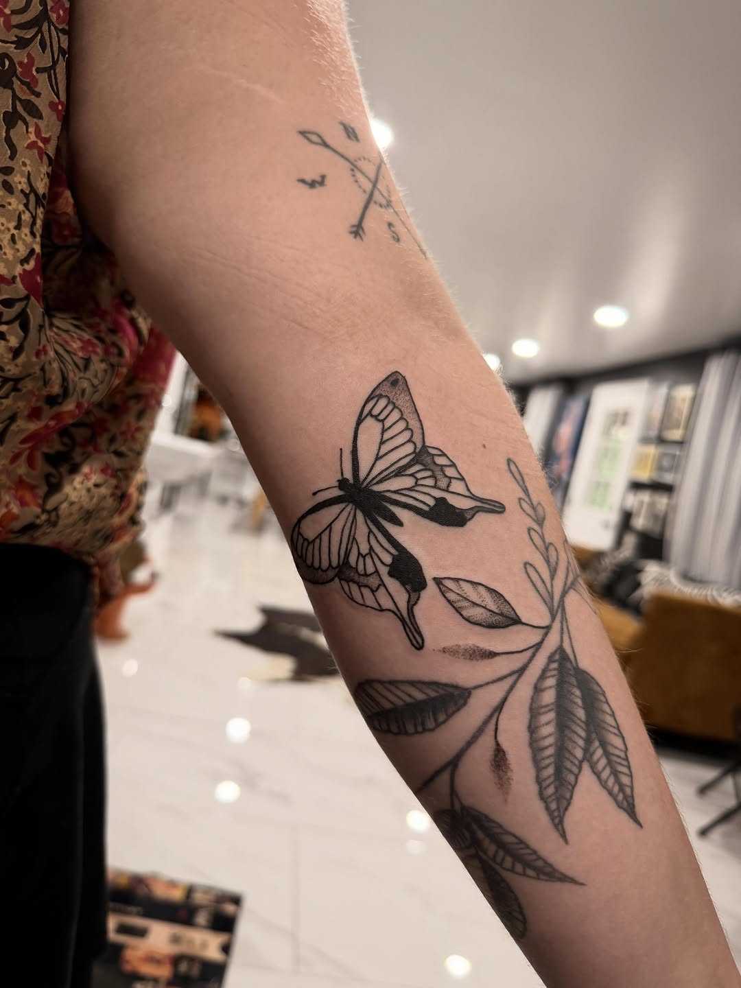 Tattoo by @darkartist82 — fine_line, black_and_grey