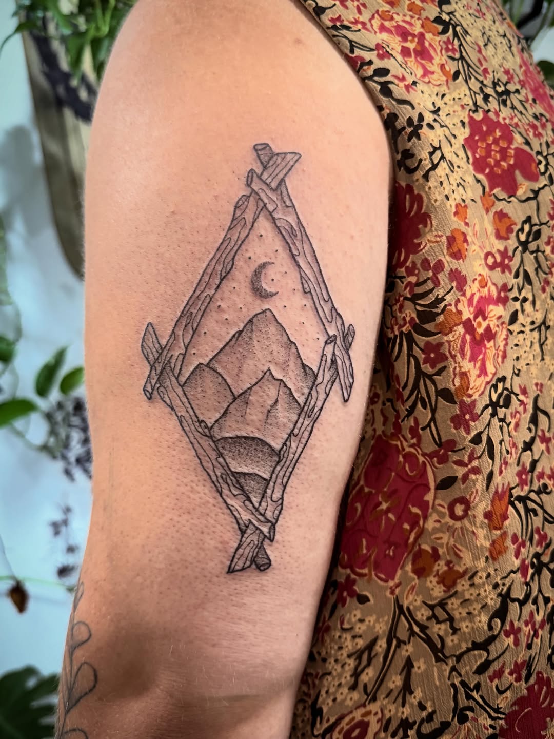 Tattoo by @darkartist82 — dotwork, fine_line
