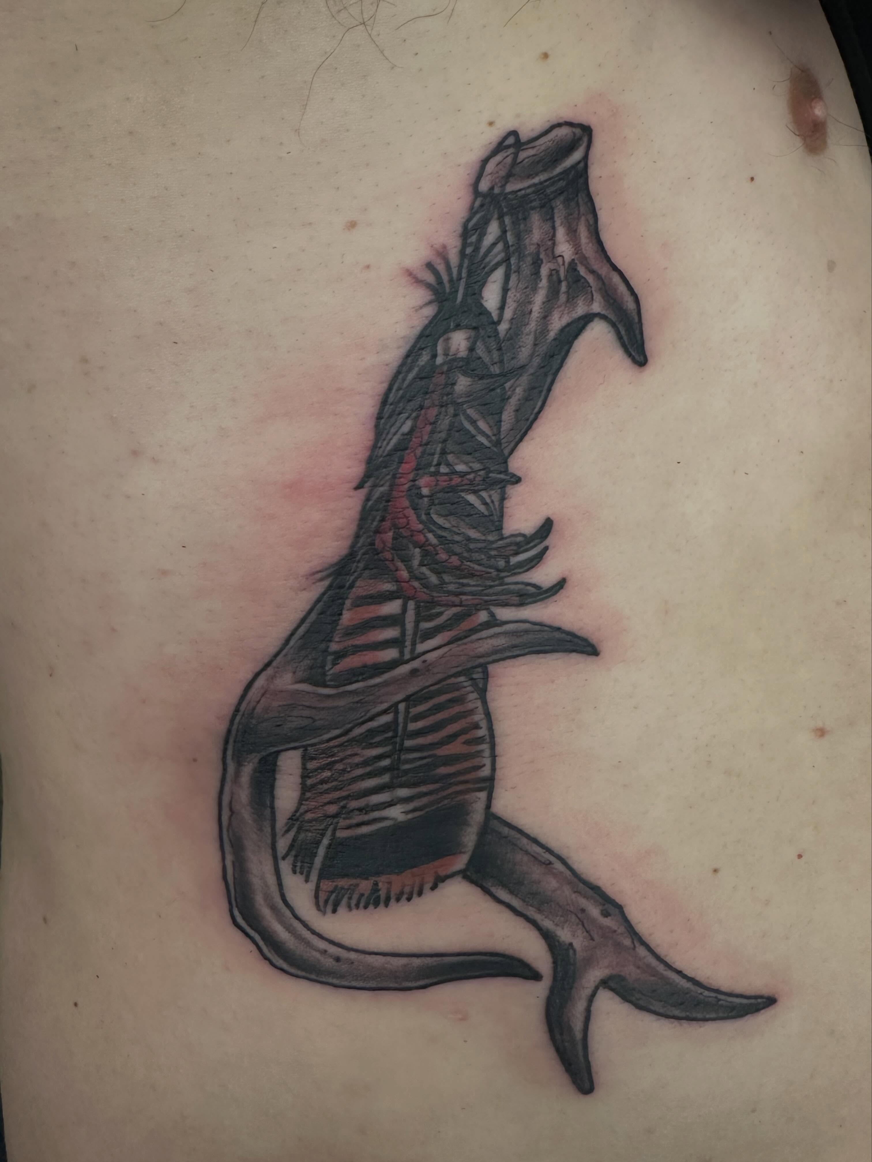 Tattoo by @shady_smith — black_and_grey
