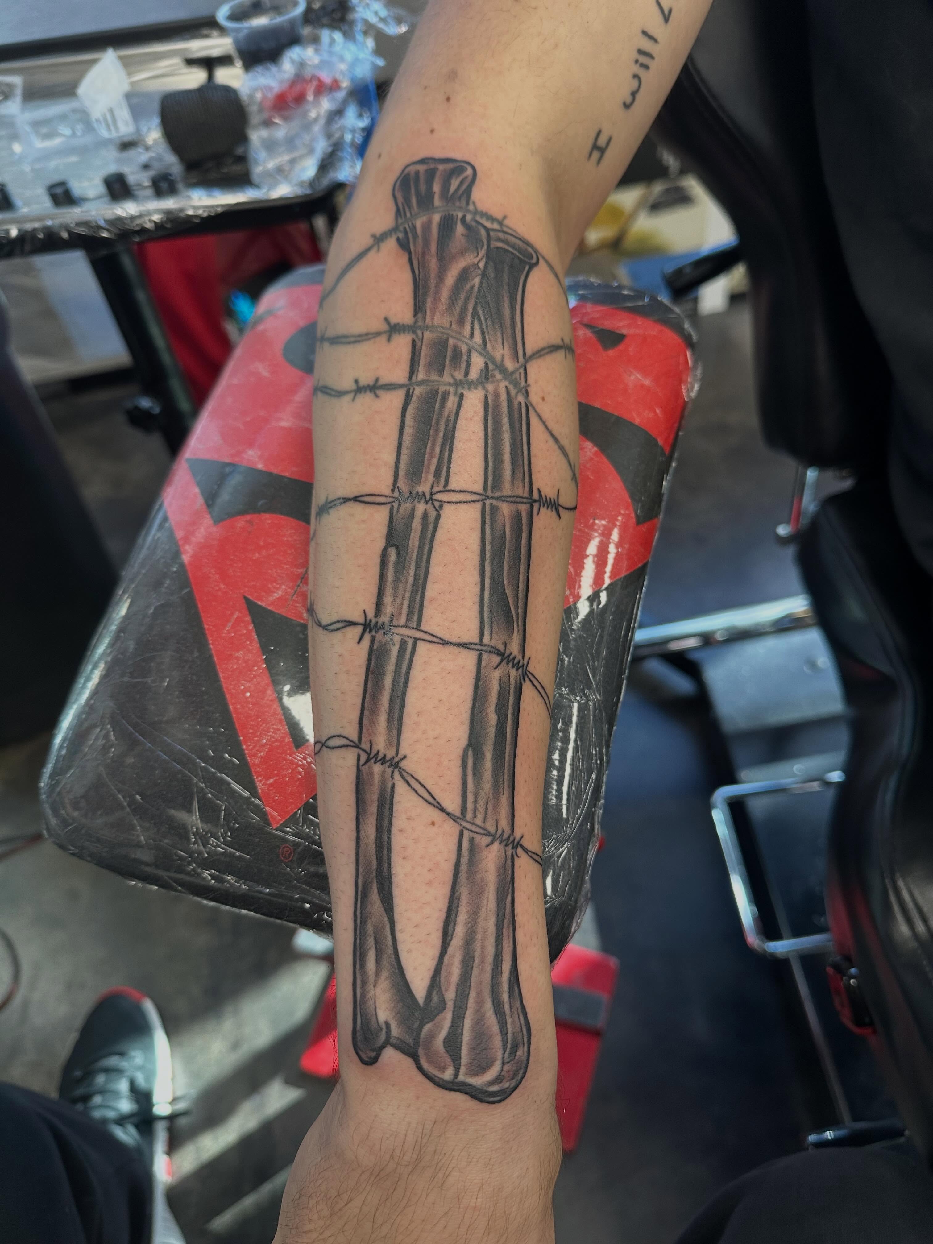 Tattoo by @shady_smith — black_and_grey