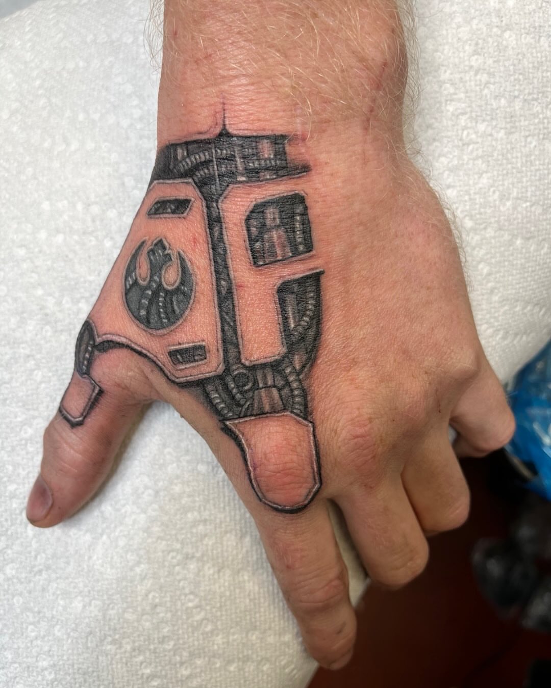 Tattoo by @vectordoe — black_and_grey, realism