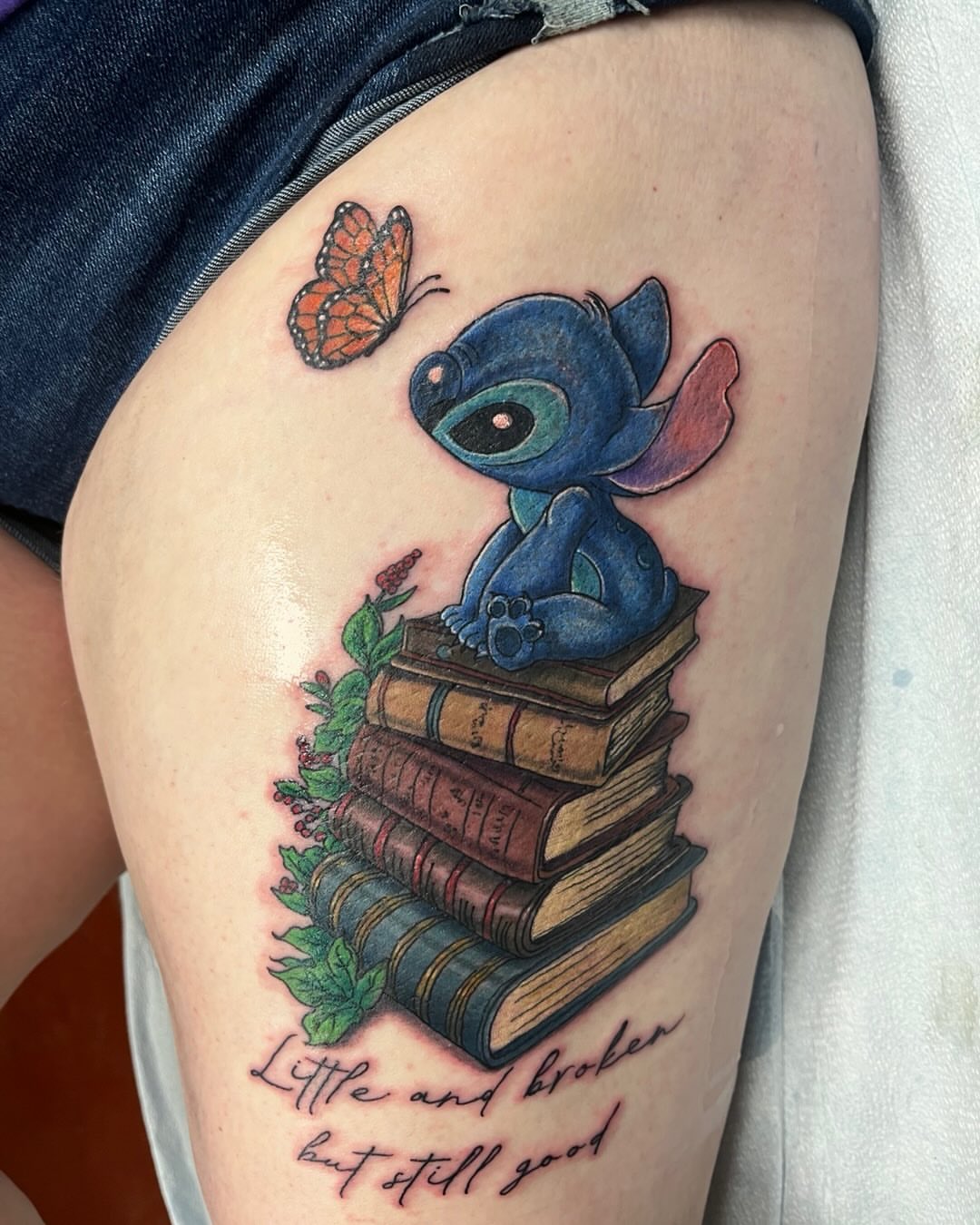 Tattoo by @vectordoe — realism, anime