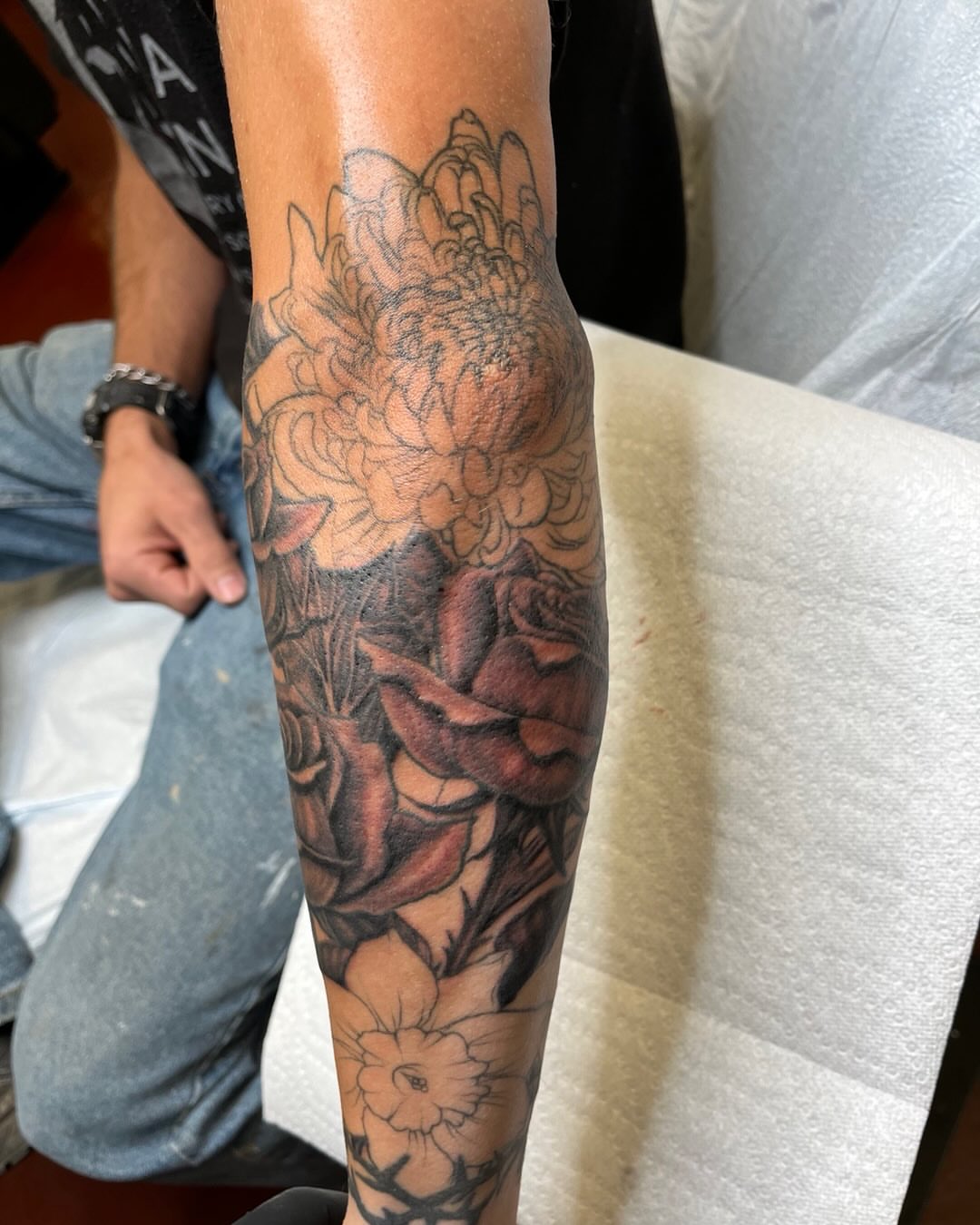 Tattoo by @vectordoe — realism, black_and_grey