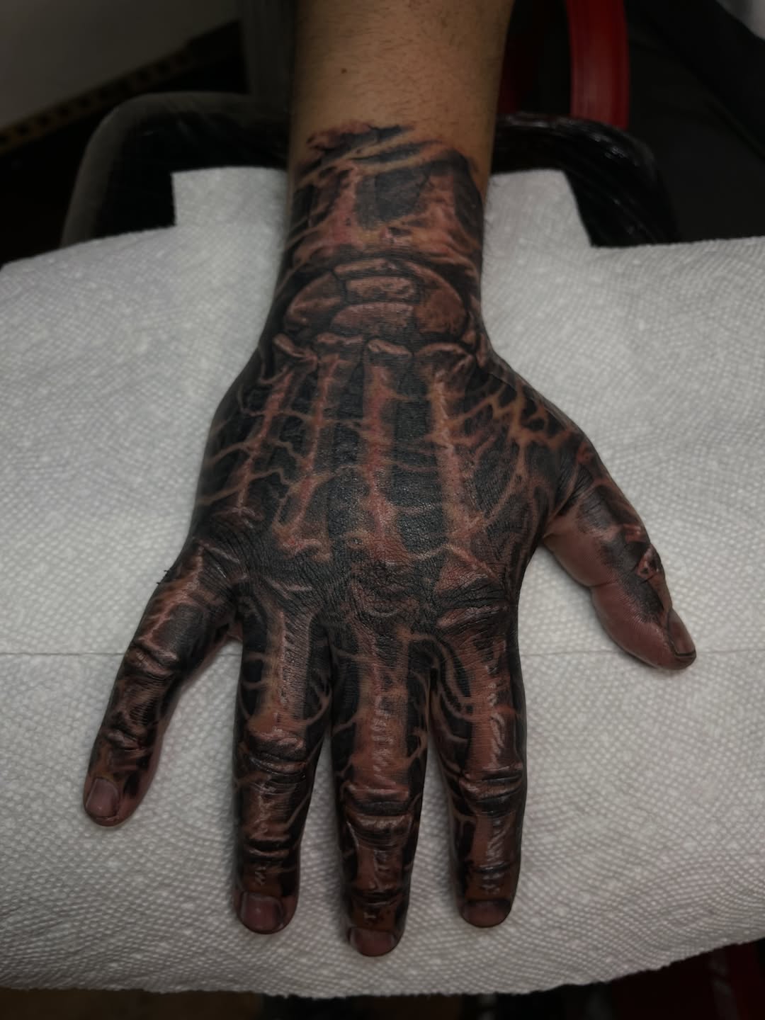 Tattoo by @iamelvistattoo — blackwork, realism