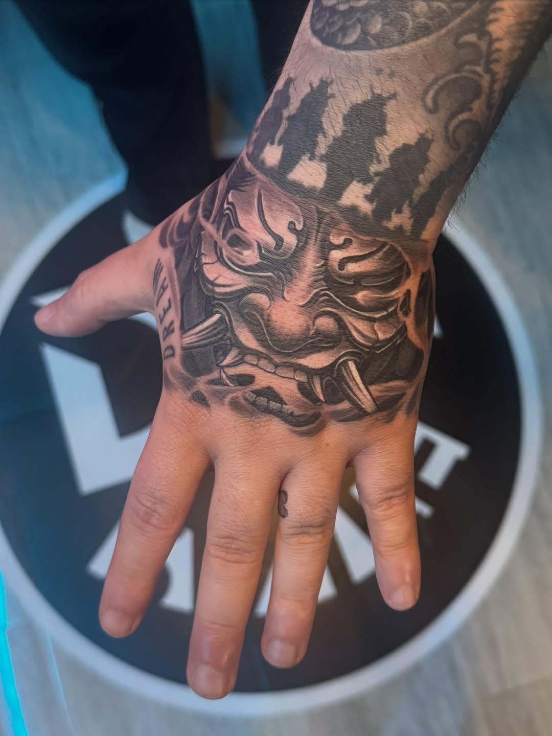 Tattoo by @iamelvistattoo — black_and_grey, japanese_irezumi