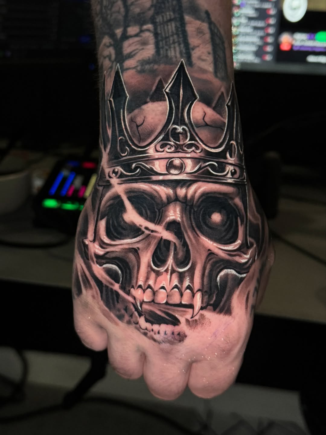 Tattoo by @iamelvistattoo — realism, black_and_grey