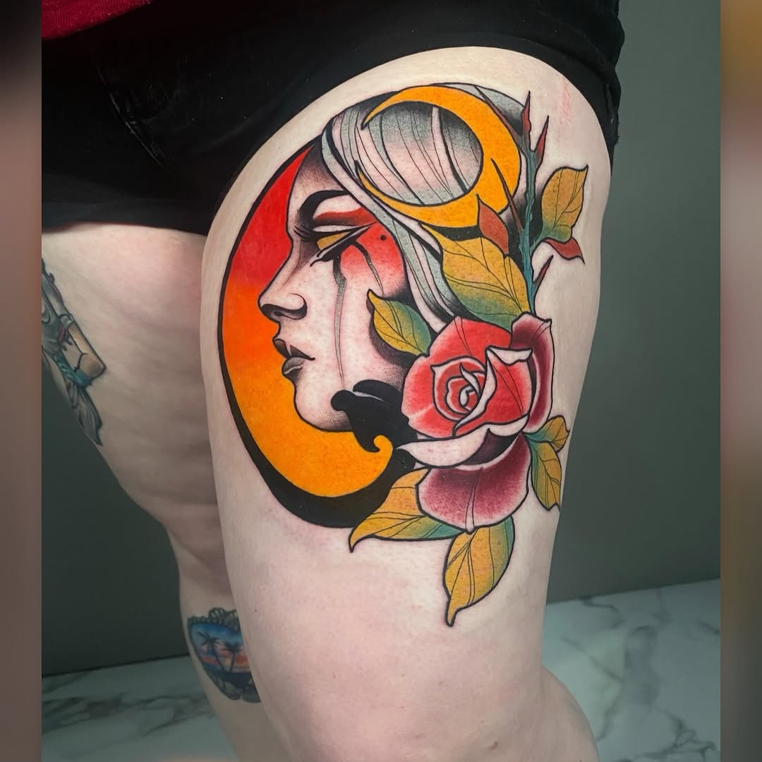 Tattoo by @dannytattoos โ neo_traditional, black_and_grey