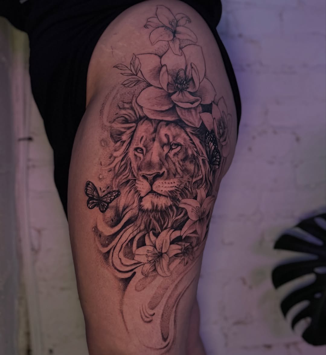Tattoo by @asia_rene__ β realism, black_and_grey