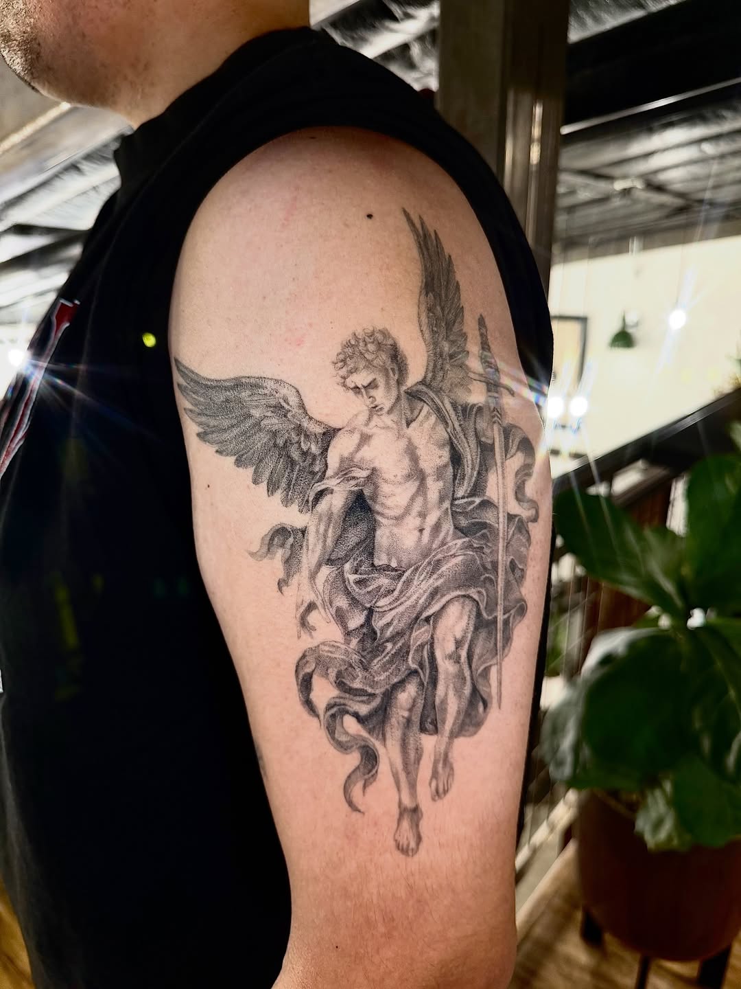 Tattoo by @maliaacarrasco β realism, black_and_grey