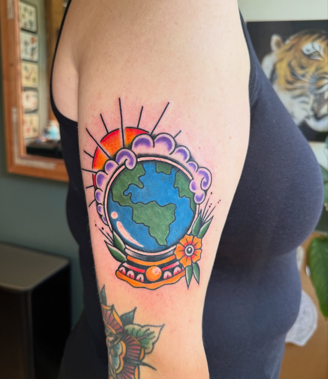 Tattoo by @megz_tattz — american_traditional