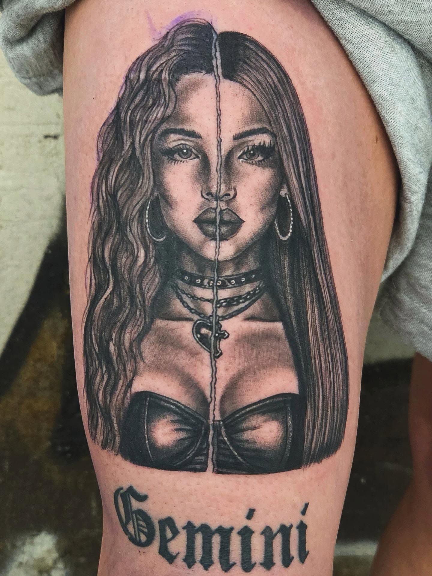 Tattoo by @hutch_tat — realism, black_and_grey