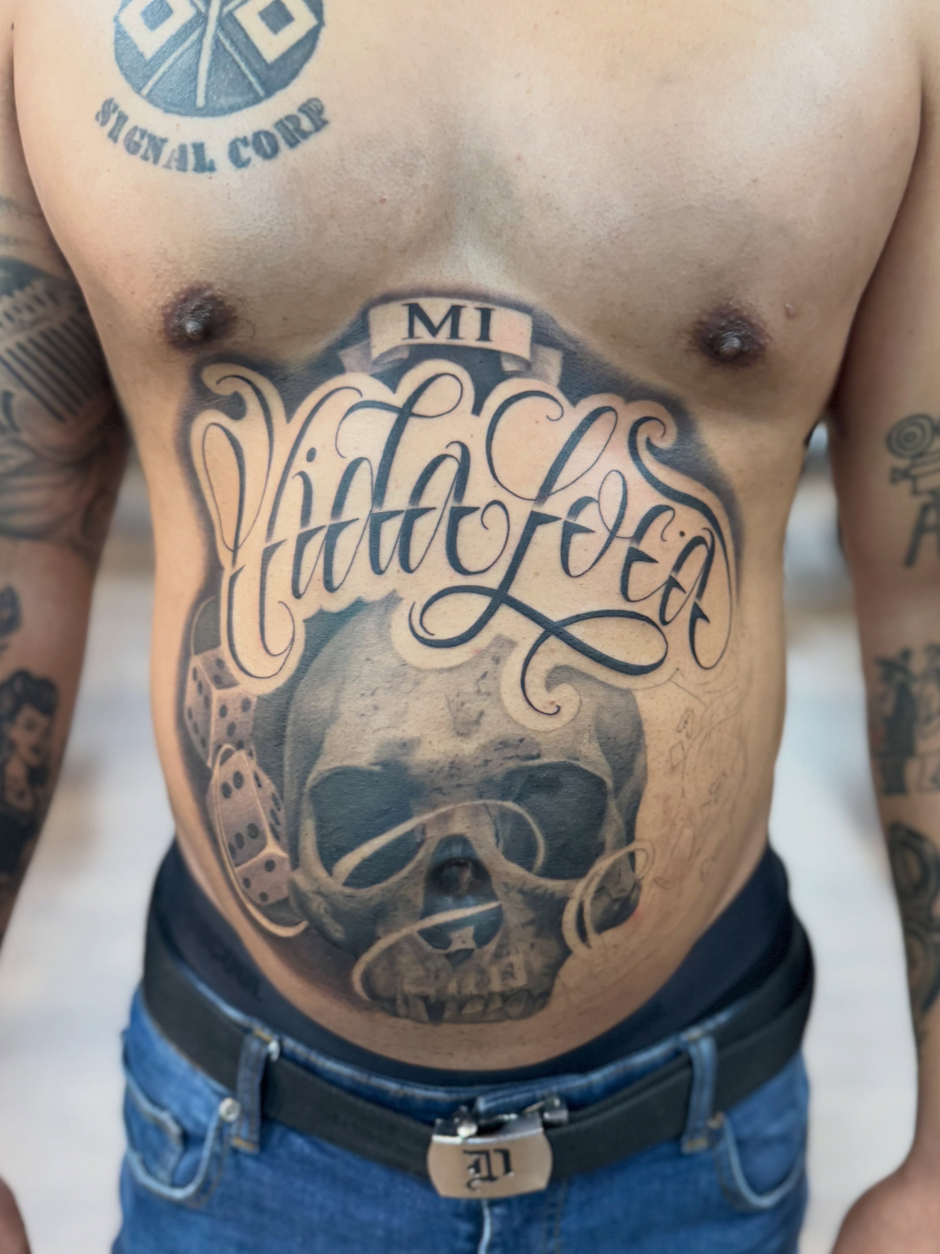 Tattoo by @tattoosbyjuju_ — black_and_grey, realism