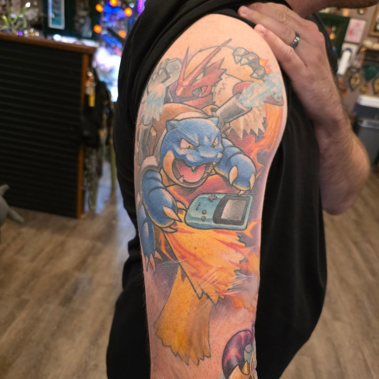 Tattoo by @coryhandtattoos โ new_school, anime
