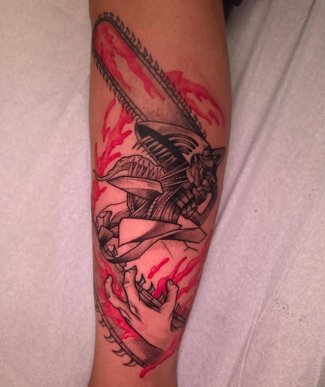 Tattoo by @devanv_tattoos — realism, trash_polka