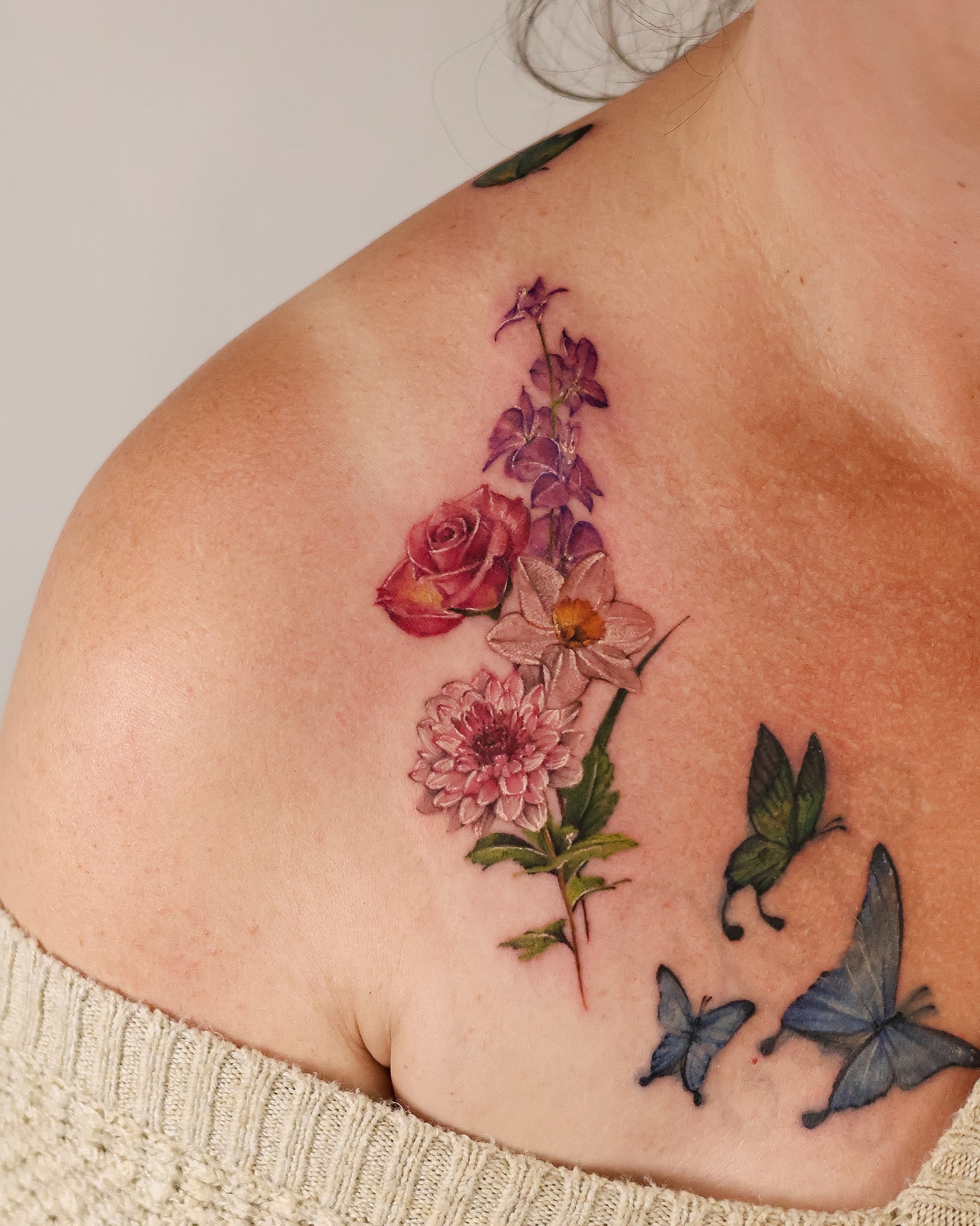 Tattoo by @tattooist_yum โ realism, watercolor