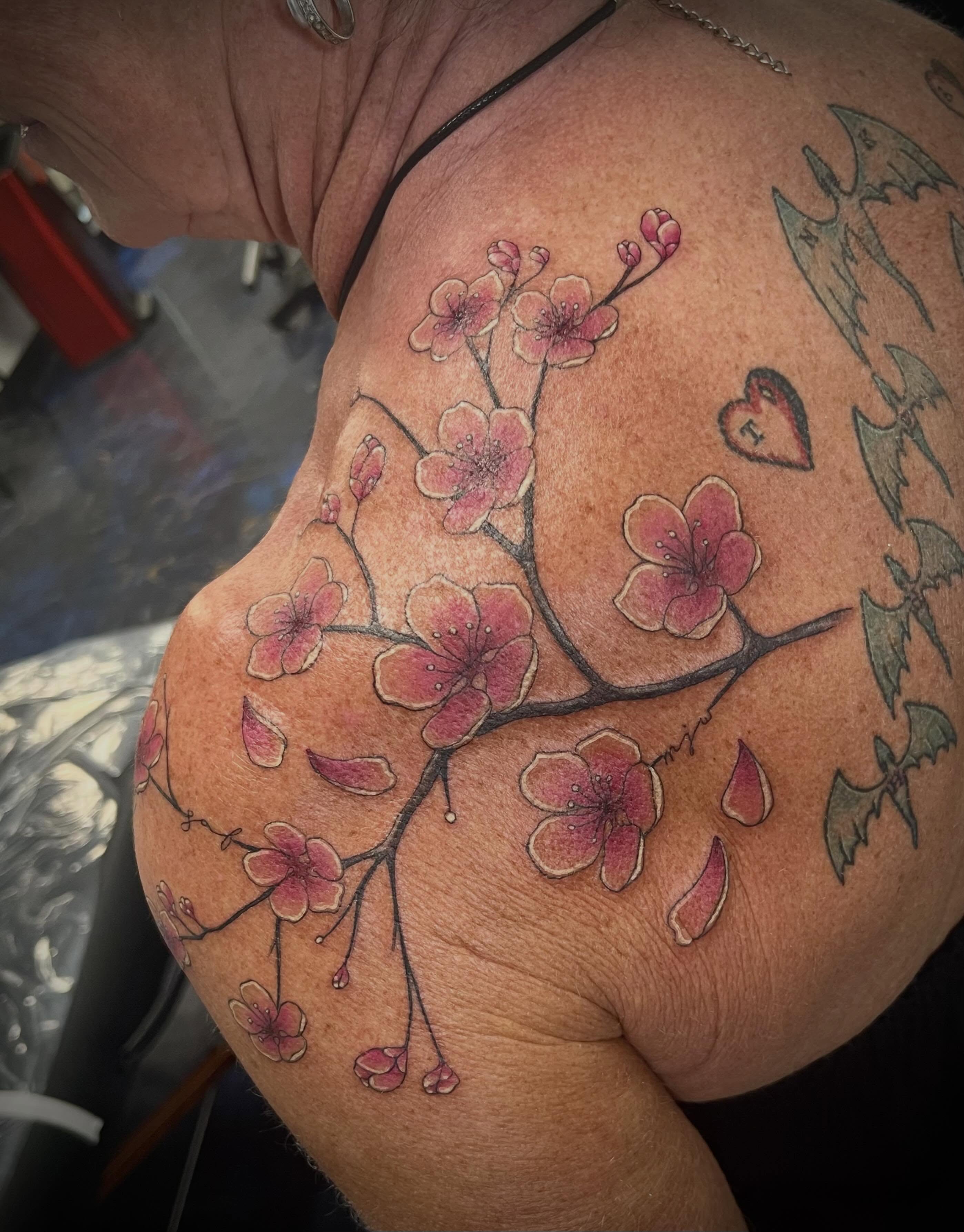 Tattoo by @necro_comicon — dotwork, realism