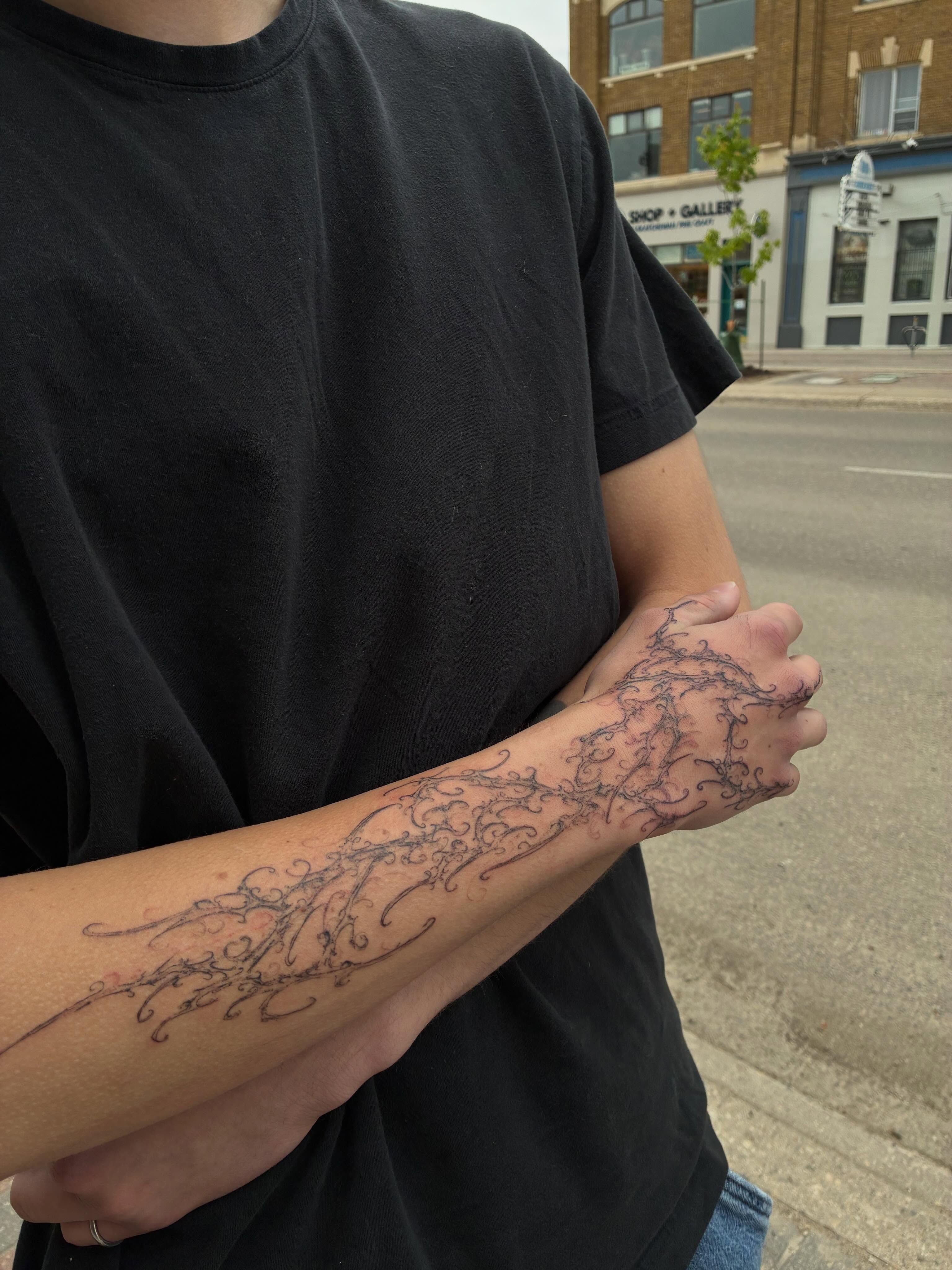 Tattoo by @smashyourboyy — fine_line
