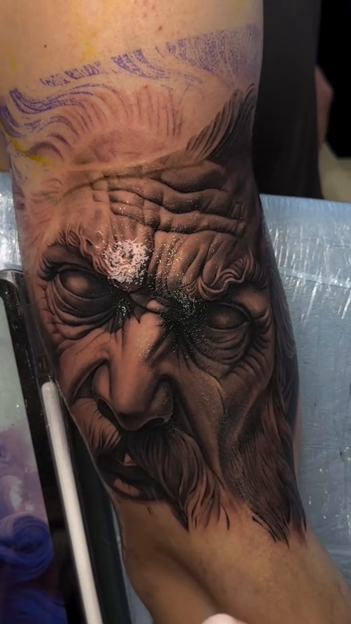 Tattoo by @irena.tattooing — realism, black_and_grey