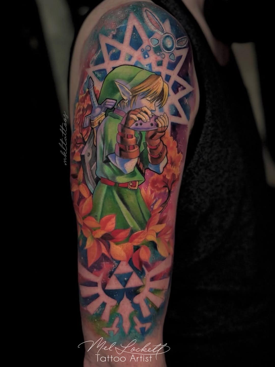New school tattoo on the forearm by Mel K Lockett - Nashville Tattoo Artist